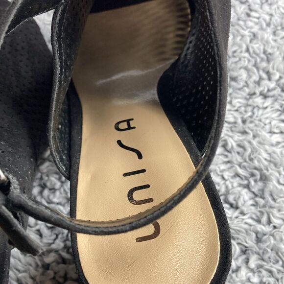 UNISA 9.5 Y2K Peep Toe Chunky Heels - Picture 10 of 12